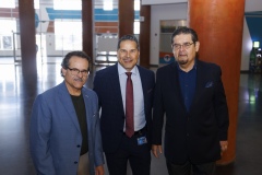 CREEED Executive Director Eddie Rodriguez, SISD Superintendent James Vasquez, and CREEED Data Director Manny Soto  at the 3rd Annual AIM High Initiative.